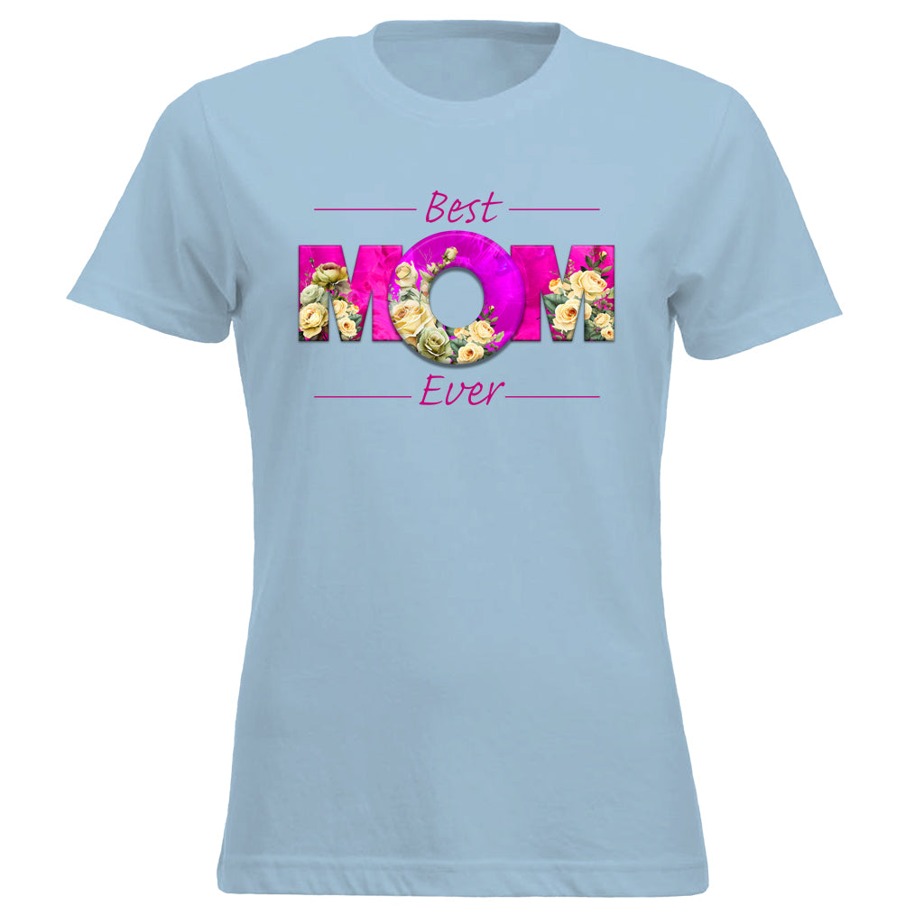 BEST MOM EVER Roses Pink