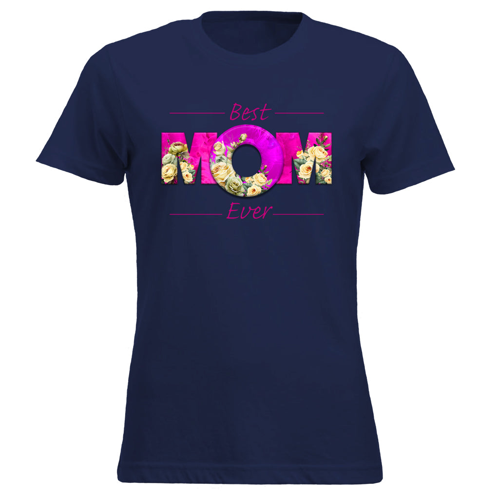 BEST MOM EVER Roses Pink