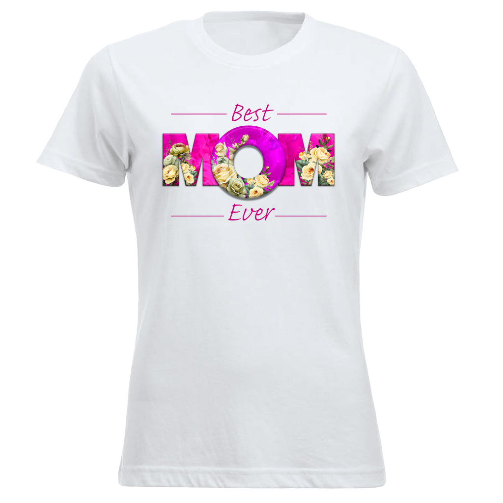BEST MOM EVER Roses Pink