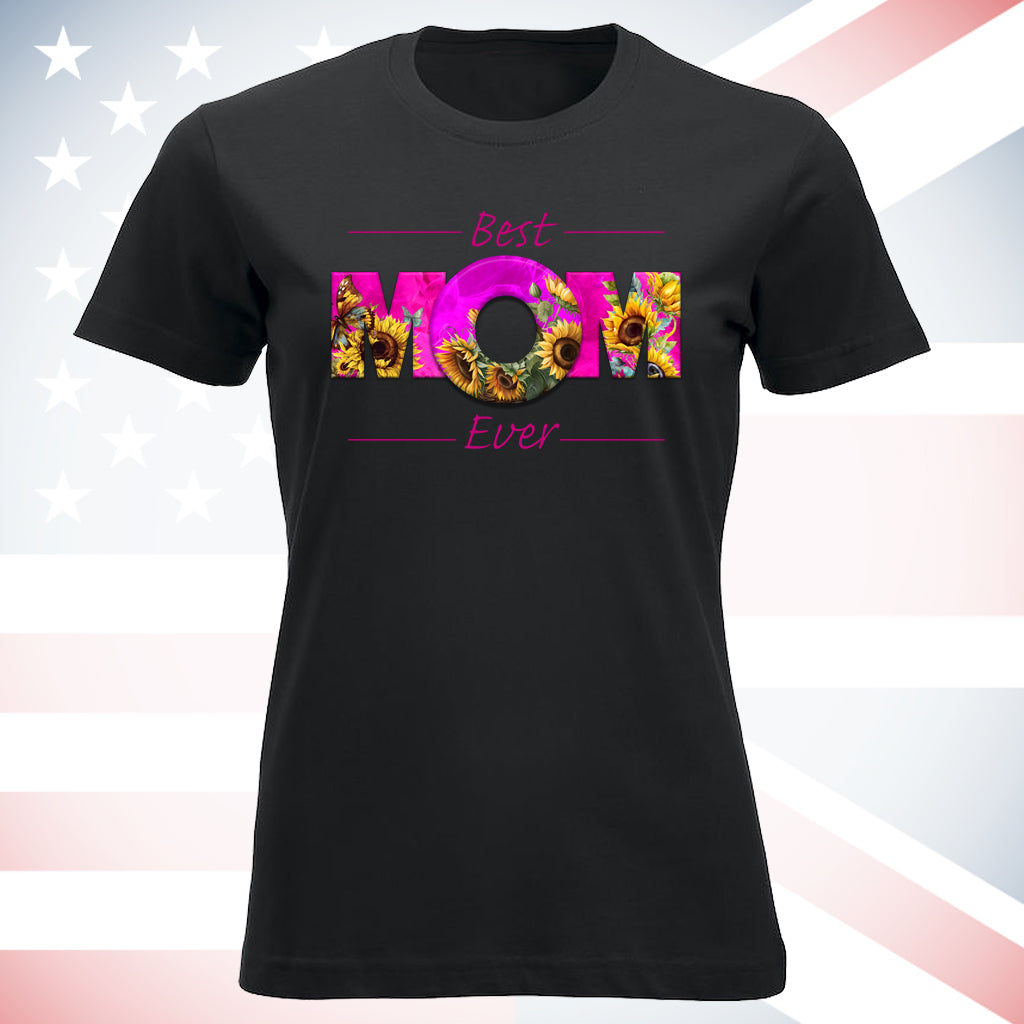 BEST MOM EVER Sunflowers Pink