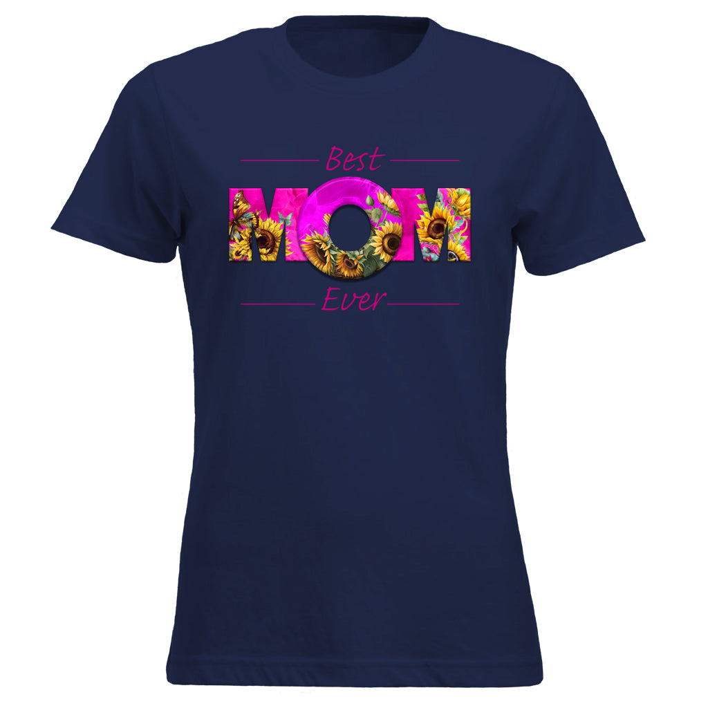 BEST MOM EVER Sunflowers Pink