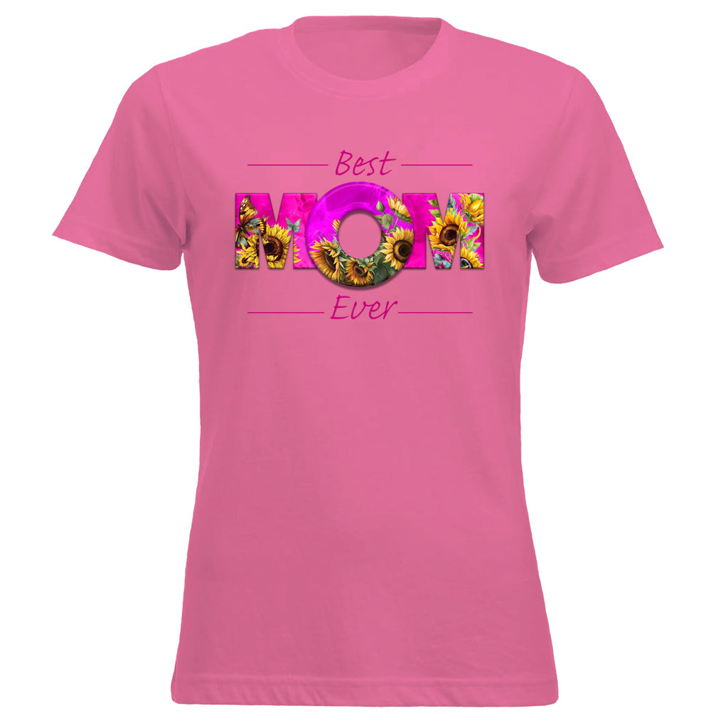 BEST MOM EVER Sunflowers Pink