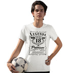 18 Urodziny - Legenda. Koszulka urodzinowa na 18 Lat dla mężczyzn inspirowana Jack Daniels