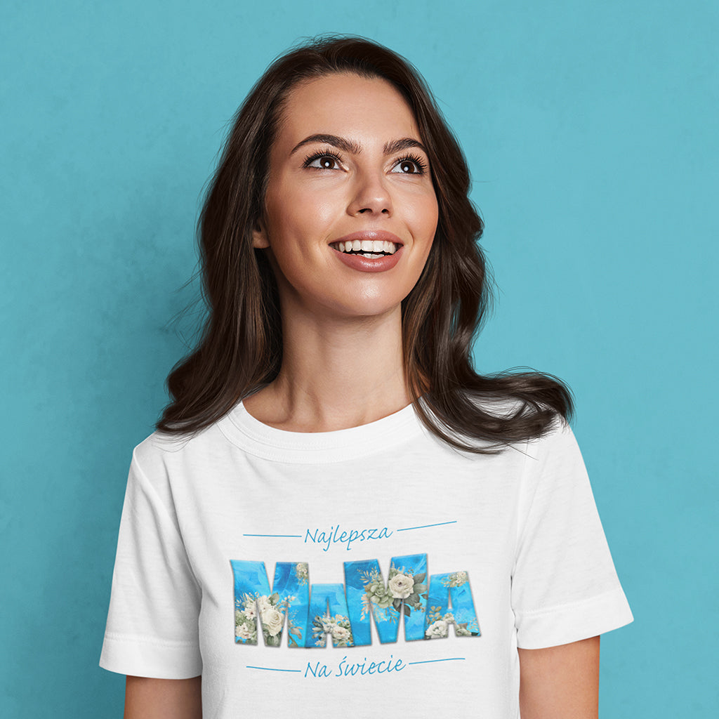 MaMa - Najlepsza MAMA NA ŚWIECIE RÓŻE blue