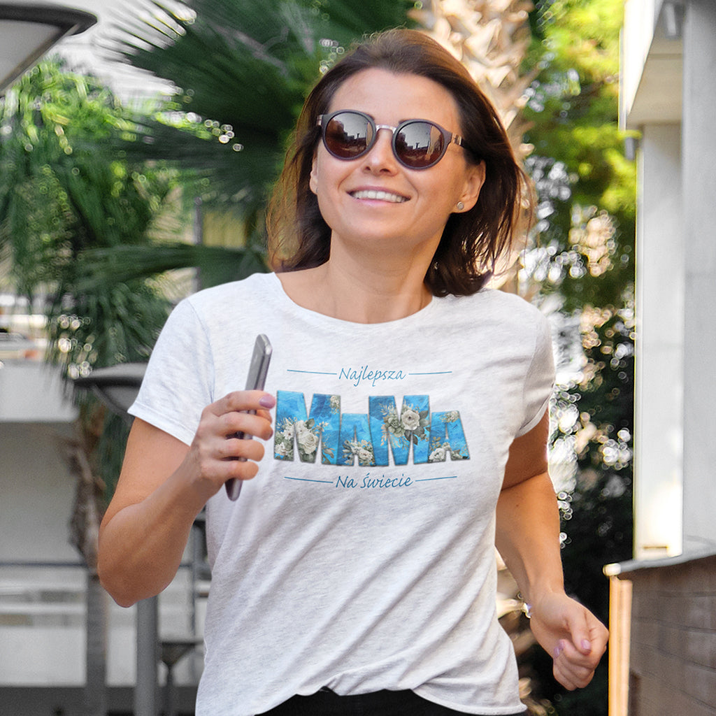 MaMa - Najlepsza MAMA NA ŚWIECIE RÓŻE blue