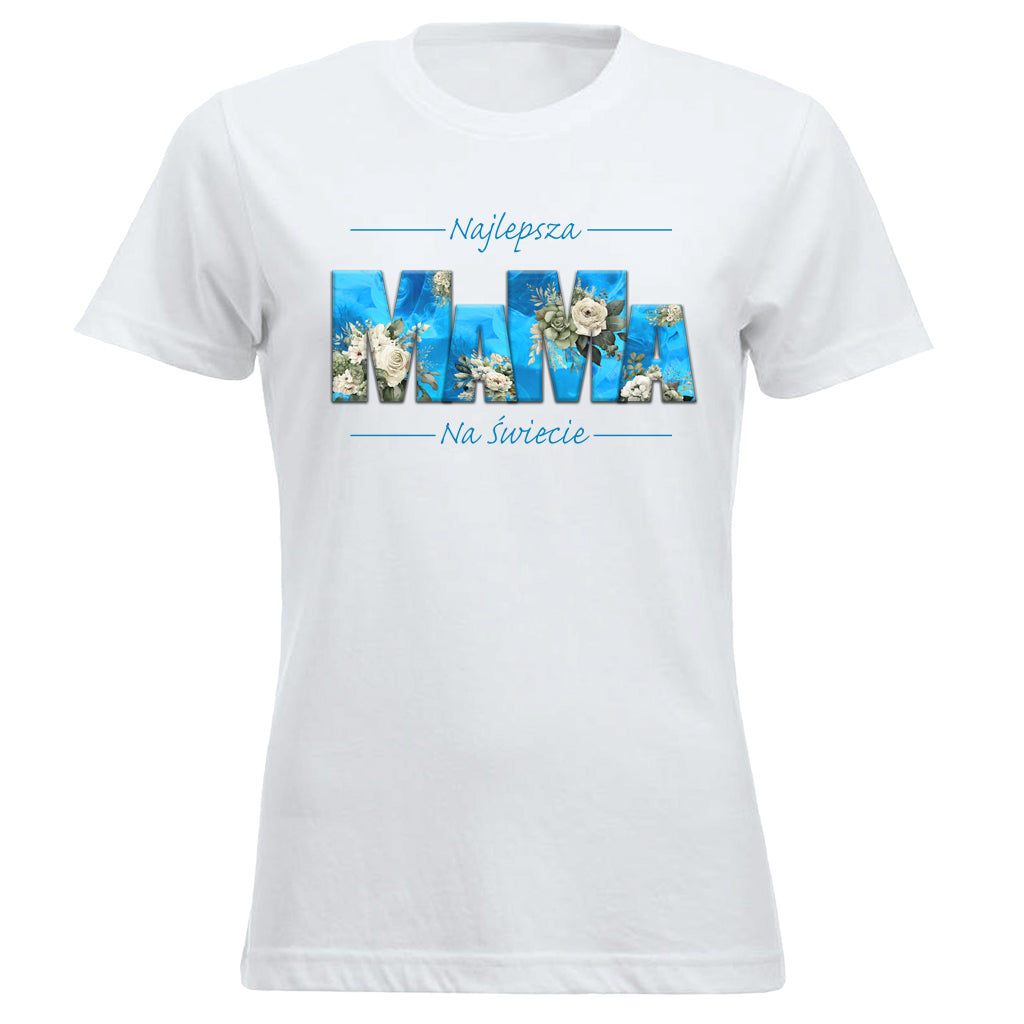 MaMa - Najlepsza MAMA NA ŚWIECIE RÓŻE blue
