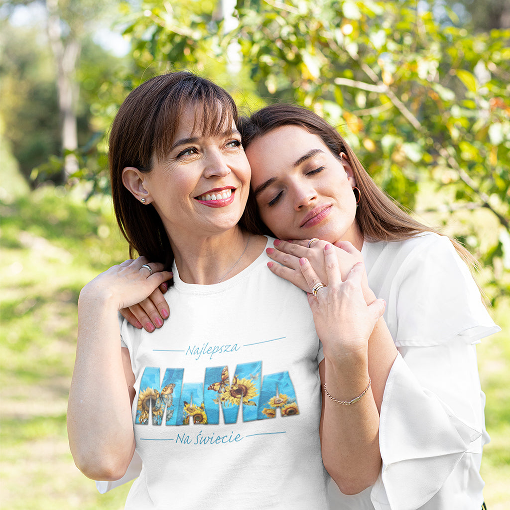 MaMa - Najlepsza MAMA NA ŚWIECIE SŁONECZNIKI blue
