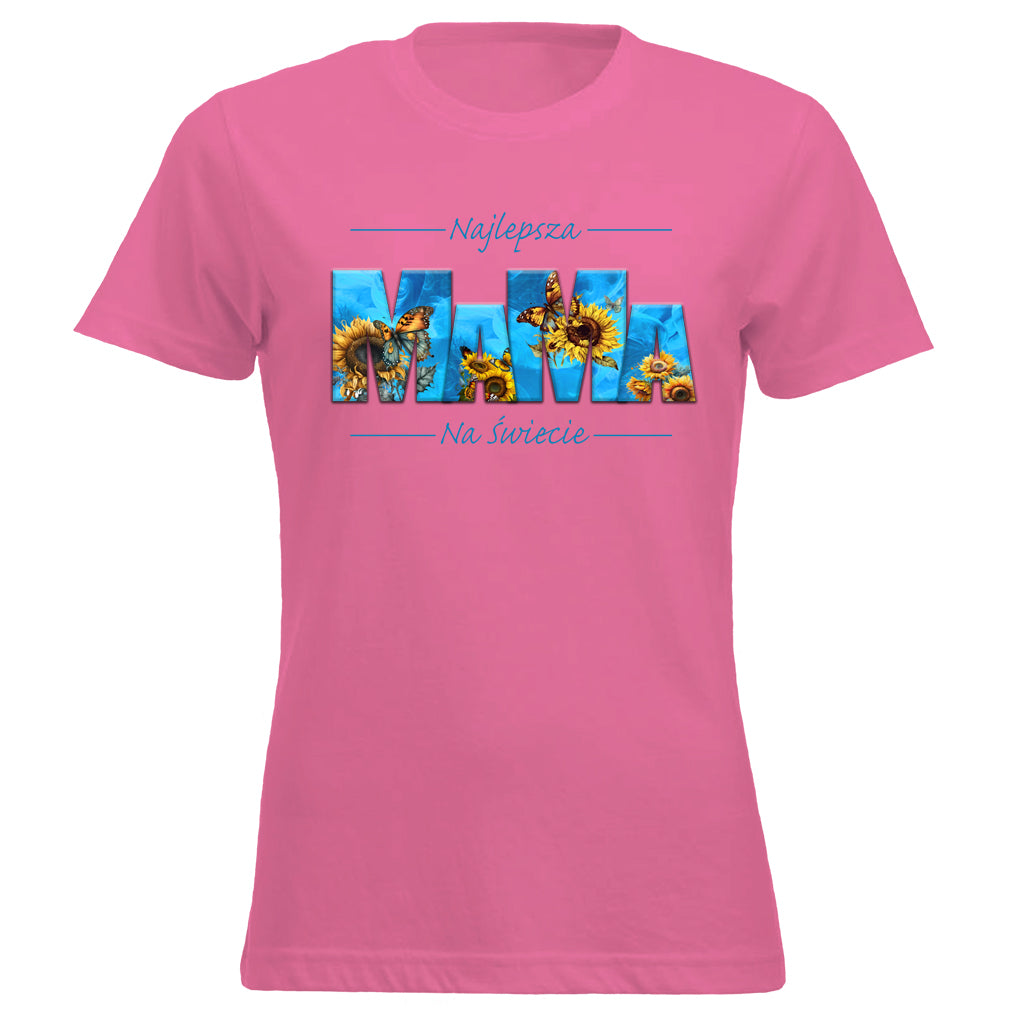 MaMa - Najlepsza MAMA NA ŚWIECIE SŁONECZNIKI blue