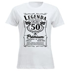 50 Urodziny DAMSKA - Legenda. Koszulka urodzinowa na 50 Lat dla kobiet inspirowana Jack Daniels
