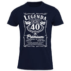 z40 Urodziny - Legenda. Koszulka urodzinowa na 40 Lat dla mężczyzn inspirowana Jack Daniels