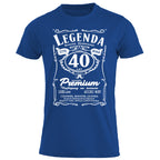 z40 Urodziny - Legenda. Koszulka urodzinowa na 40 Lat dla mężczyzn inspirowana Jack Daniels