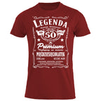 1975 - 50 Urodziny - Legenda. Koszulka urodzinowa na 50 Lat dla mężczyzn inspirowana Jack Daniels