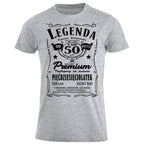 1975 - 50 Urodziny - Legenda. Koszulka urodzinowa na 50 Lat dla mężczyzn inspirowana Jack Daniels