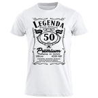 50 Urodziny - Legenda. Koszulka urodzinowa na 50 Lat dla mężczyzn inspirowana Jack Daniels
