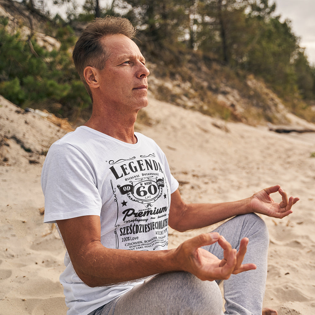 1965 - 60 Urodziny - Legenda. Koszulka urodzinowa na 60 Lat dla mężczyzn inspirowana Jack Daniels