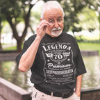 1955 - 70 Urodziny - Legenda. Koszulka urodzinowa na 70 Lat dla mężczyzn inspirowana Jack Daniels