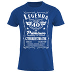 1985 - 40 Urodziny - Legenda. Koszulka urodzinowa na 40 Lat dla mężczyzn inspirowana Jack Daniels