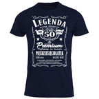 1975 - 50 Urodziny - Legenda. Koszulka urodzinowa na 50 Lat dla mężczyzn inspirowana Jack Daniels