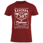 50 Urodziny - Legenda. Koszulka urodzinowa na 50 Lat dla mężczyzn inspirowana Jack Daniels