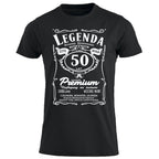 50 Urodziny - Legenda. Koszulka urodzinowa na 50 Lat dla mężczyzn inspirowana Jack Daniels
