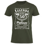 50 Urodziny - Legenda. Koszulka urodzinowa na 50 Lat dla mężczyzn inspirowana Jack Daniels