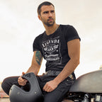 1985 - 40 Urodziny - Legenda. Koszulka urodzinowa na 40 Lat dla mężczyzn inspirowana Jack Daniels